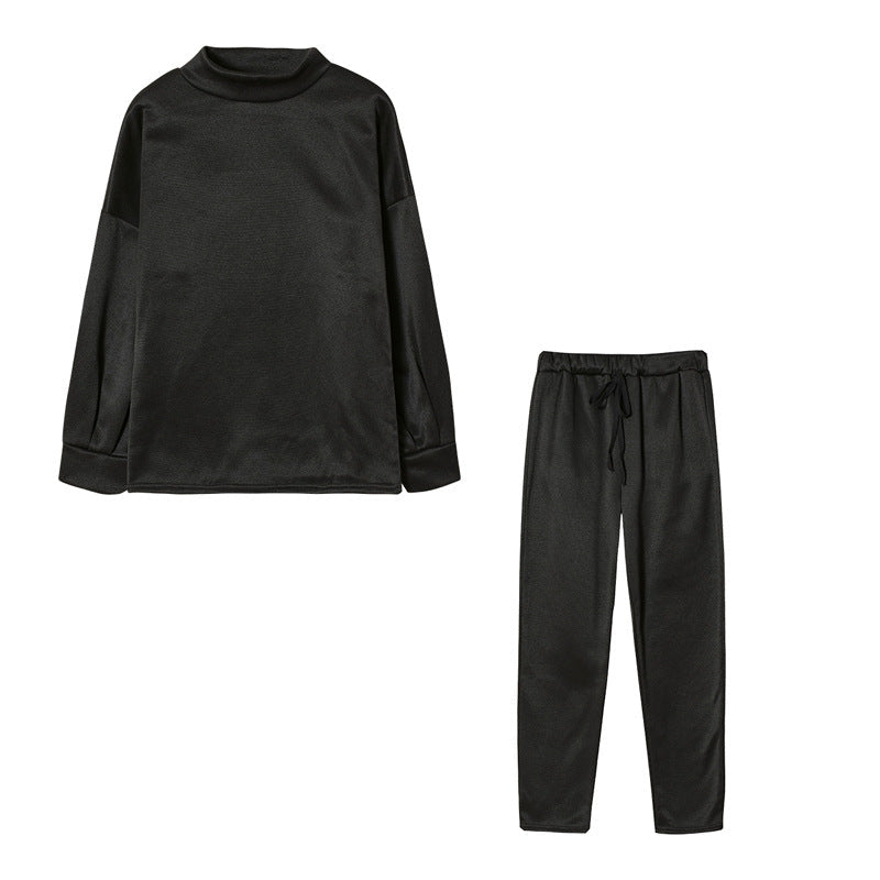 Damen Sportliches Jogginganzug-Set mit komfortablem Schnitt und hohem Kragen Krohn-e