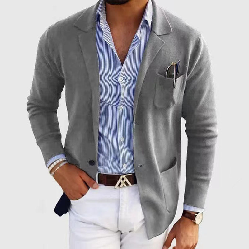 Herren elegante und bequeme Strickjacke Krohn-e