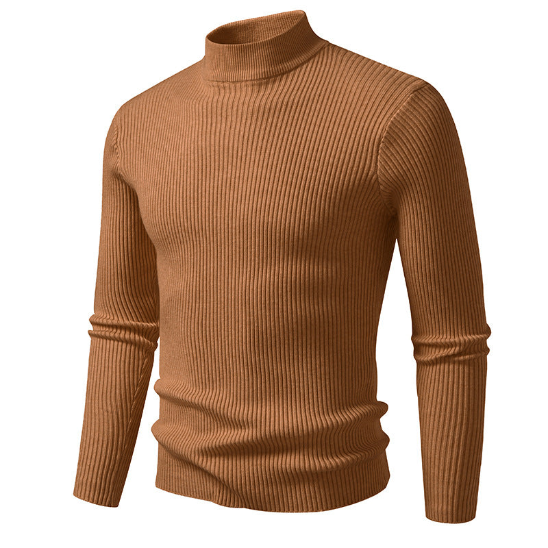 Herren Hochwertiger Rollkragenpullover aus Rippenstrick Krohn-e