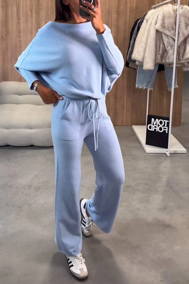 Damen Bequemes und elegantes Loungewear-Set mit weitem Schnitt Krohn-e