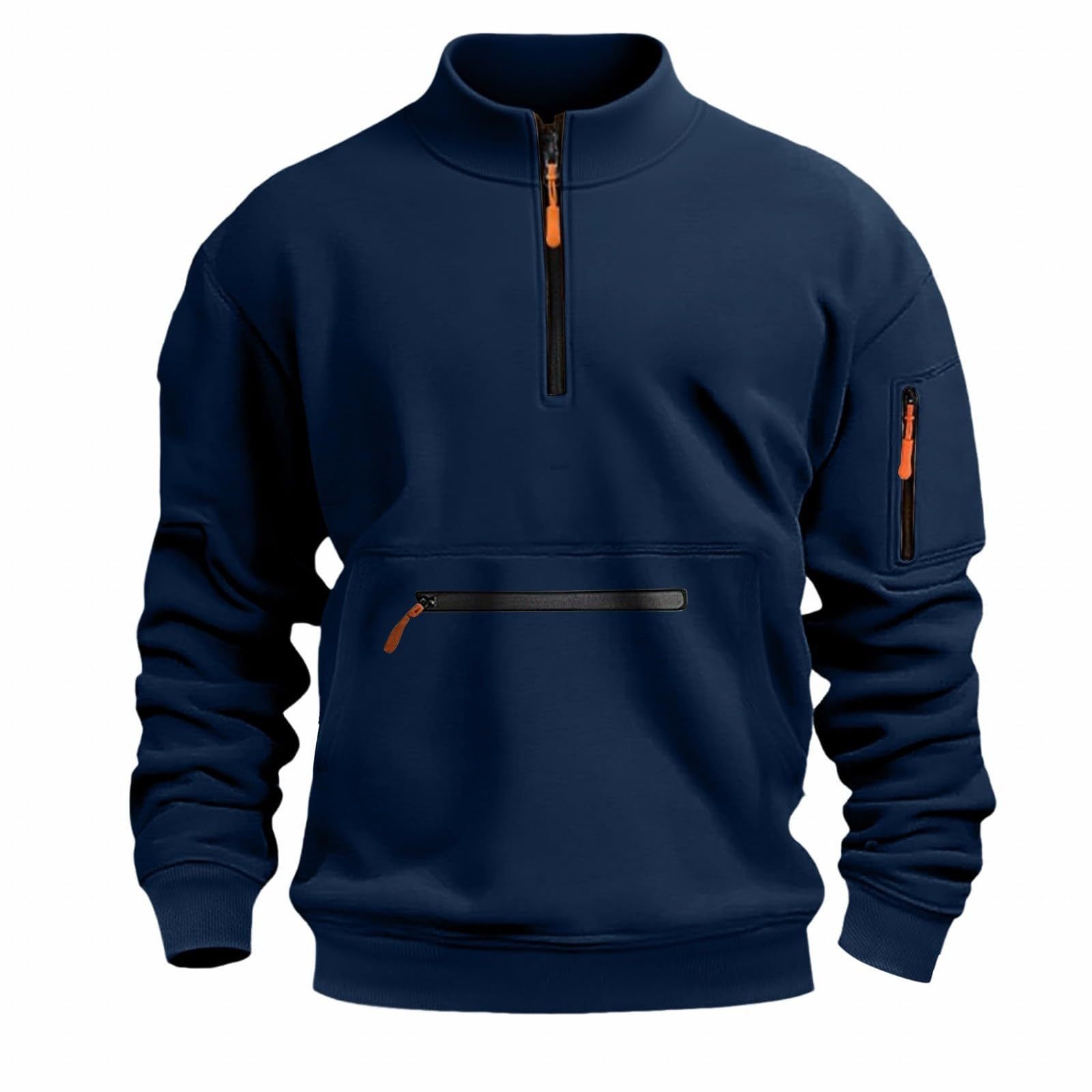 Herren funktionale Sweatshirt mit Reißverschluss Krohn-e