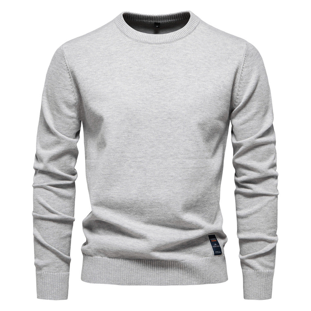 Herren Strickpullover aus hochwertiger Baumwollmischung mit angenehmer Passform Krohn-e