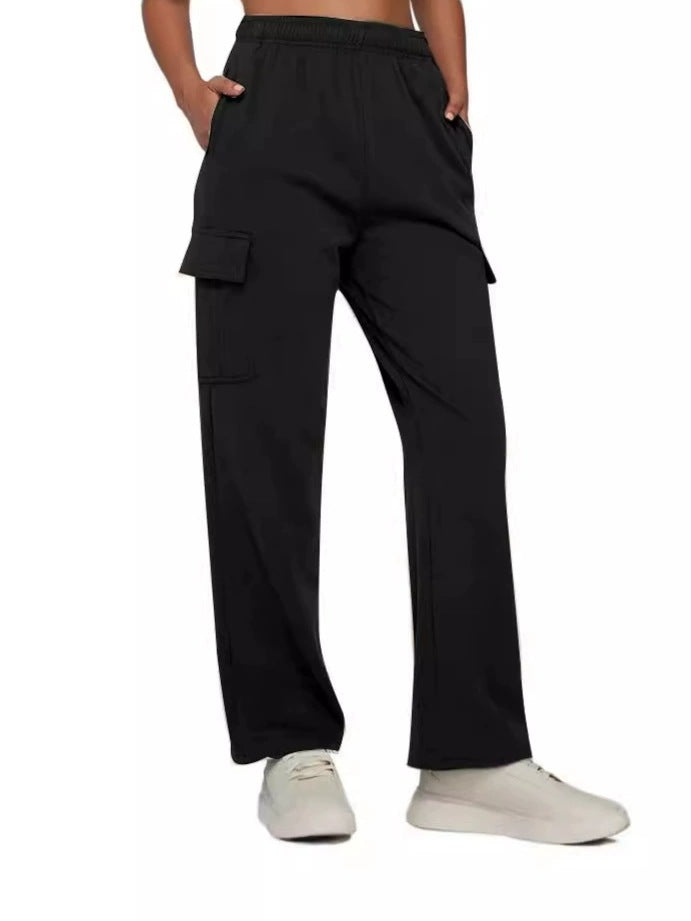 Damen Cargo-Hose mit weitem Bein und praktischen Seitentaschen Krohn-e