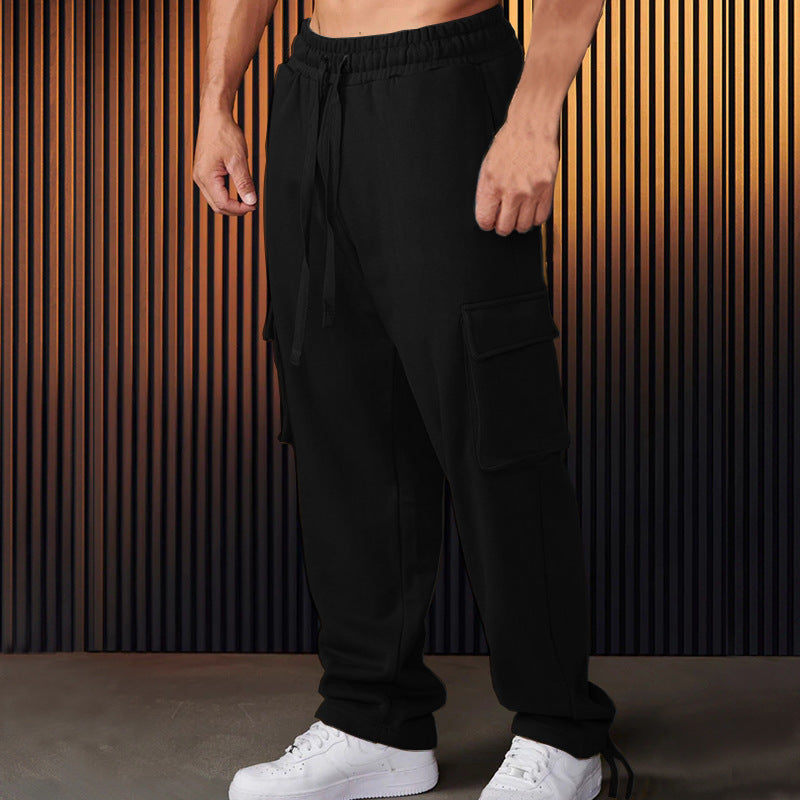 Herren Cargo-Jogginghose mit verstellbarem Bund und praktischen Seitentaschen Krohn-e