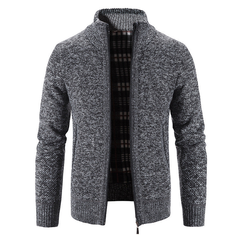 Herren Strickjacke mit innovativem wärmeisolierendem Innenfutter Krohn-e