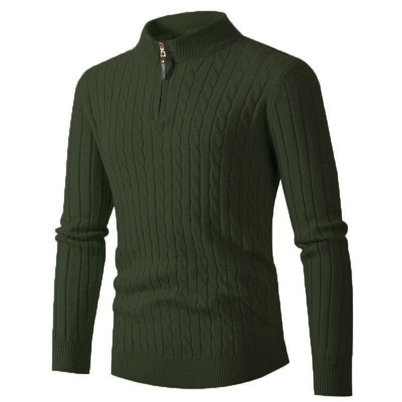 Herren Feinstrickpullover mit Stehkragen Krohn-e