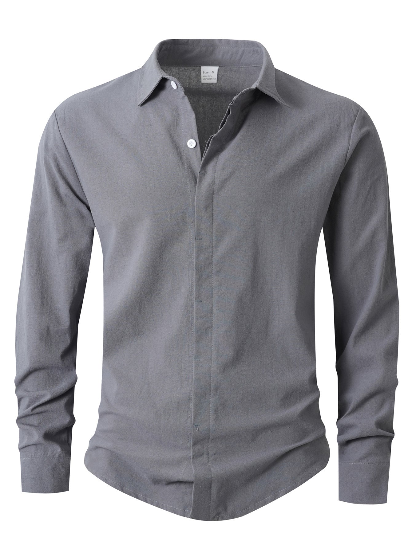 Herren Elegantes Casual-Hemd mit Slim-Fit Schnitt Krohn-e
