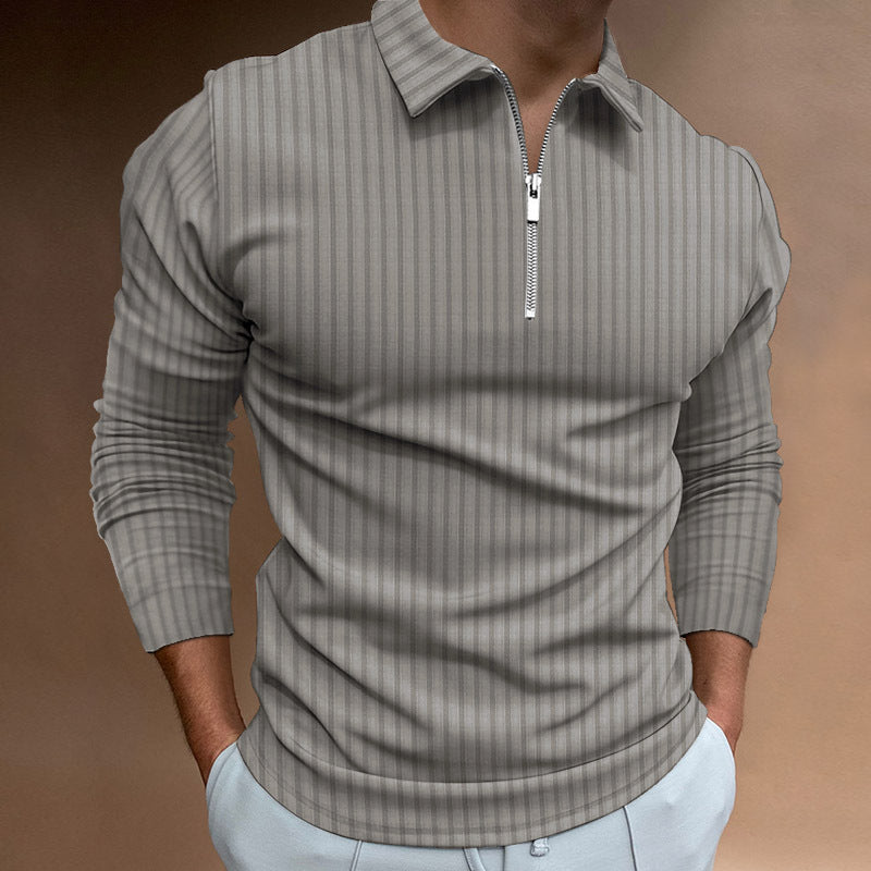 Herren modischer Poloshirt mit Reißverschluss Krohn-e