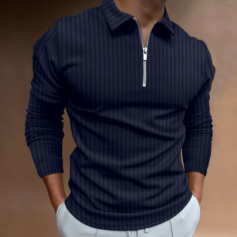 Herren modischer Poloshirt mit Reißverschluss Krohn-e