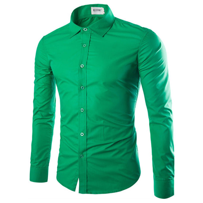 Herren elegante Langarmhemd Krohn-e
