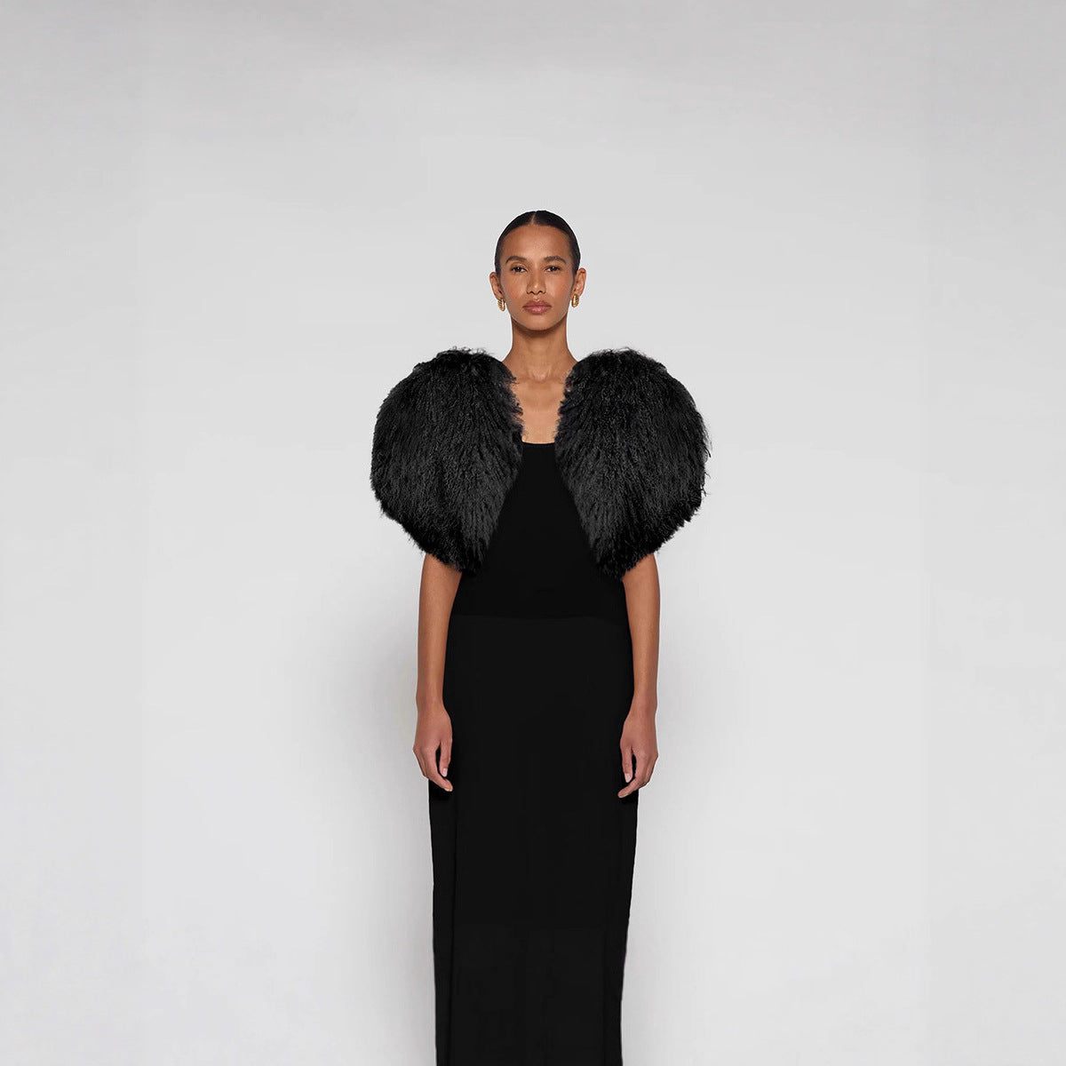 Damen Extravagante Kunstpelzjacke im Volumenstil Krohn-e