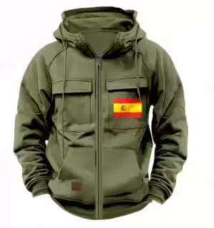 Herren funktionale Jacke mit mehreren Taschen Krohn-e