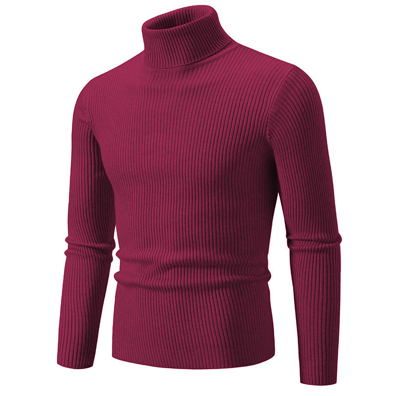 Herren feiner Rollkragenpullover aus langlebigem Strickmaterial Krohn-e