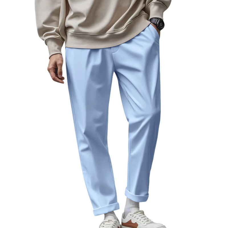 Herren elegante Chino-Hose mit bequemem Bund und modischem Schnitt Krohn-e