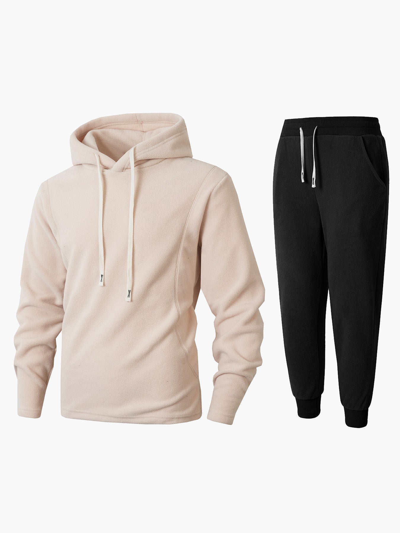 Damen Kuscheliger Fleece-Hoodie und Jogginghose Set Krohn-e