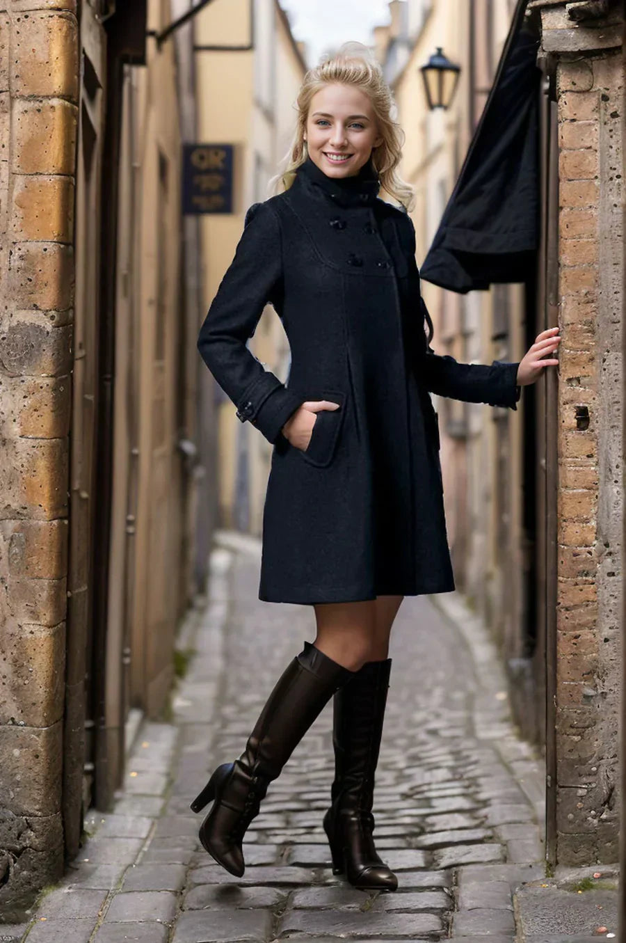Krohn-e | Eleganter, Eleganter Mantel