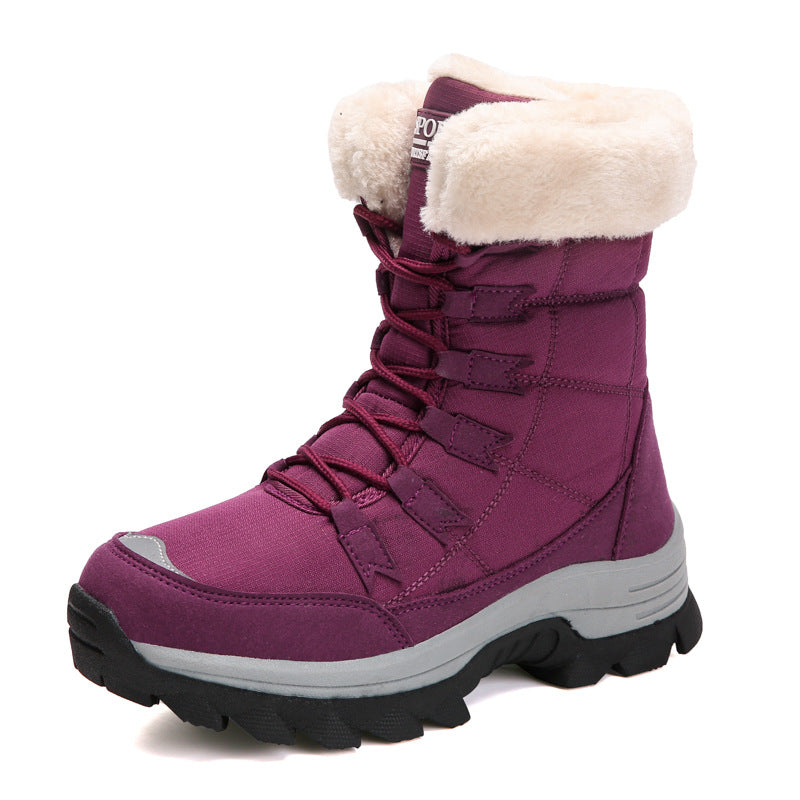 Damen Isolierte Winterstiefel mit rutschfester Sohlenkonstruktion und kuscheligem Innenfutter Krohn-e