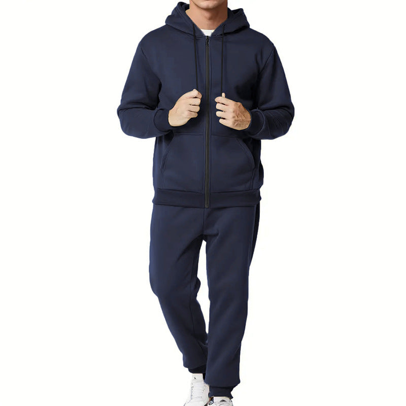 Herren Sportliches Komplett-Set mit Kapuzenjacke und Jogginghose Krohn-e