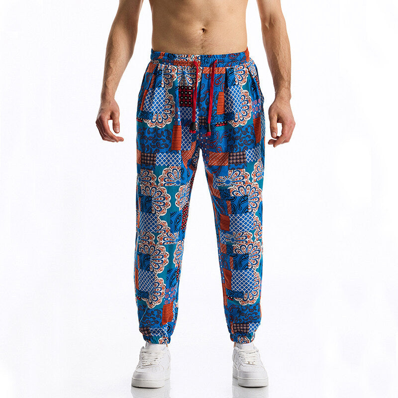 Herren Jogginghose mit modernem Patchwork-Design Krohn-e