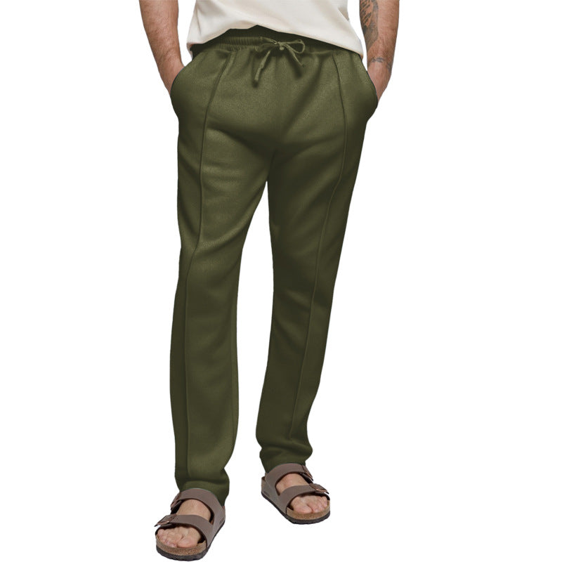 Herren sportliche Freizeithose mit elastischem Bund und seitlichen Eingrifftaschen Krohn-e
