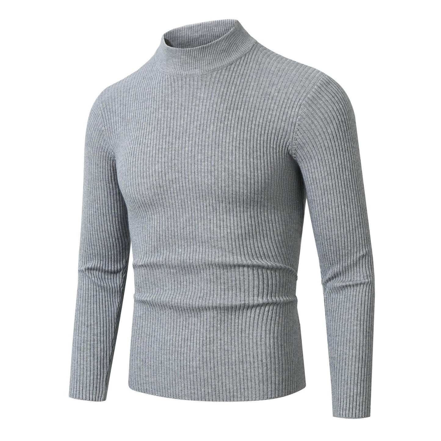 Herren modischer Rollkragenpullover aus feiner Wolle Krohn-e