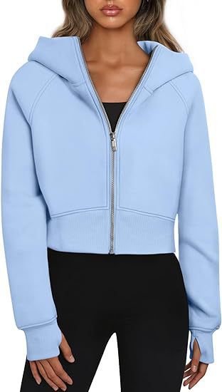 Damen cropped Kapuzenjacke Krohn-e