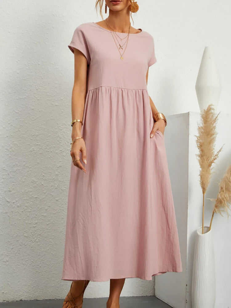Damen Maxikleid aus leichtem, luftdurchlässigem Stoff Krohn-e