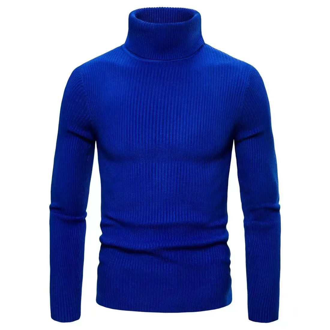 Herren Stehkragen Pullover aus ribbeltem Strick Krohn-e