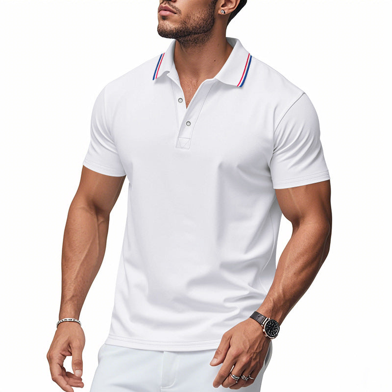 Herren Poloshirt mit modernem Kragen und feuchtigkeitsregulierender Technologie Krohn-e