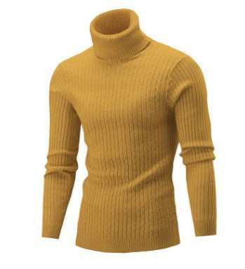 Herren modischer Rollkragenpullover aus feinem Strick Krohn-e