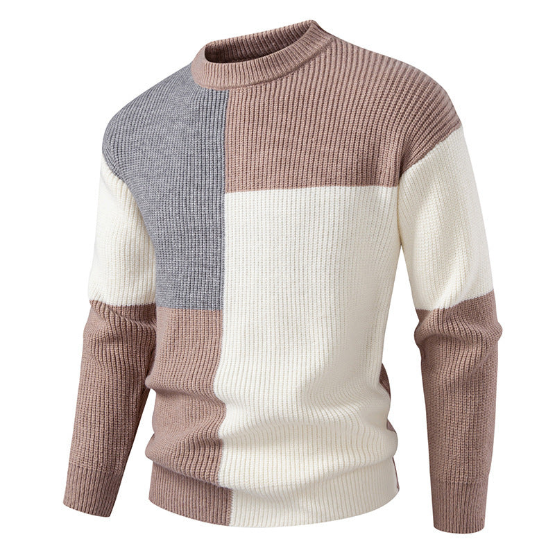 Herren stilvoller und komfortabler gestrickter Pullover Krohn-e