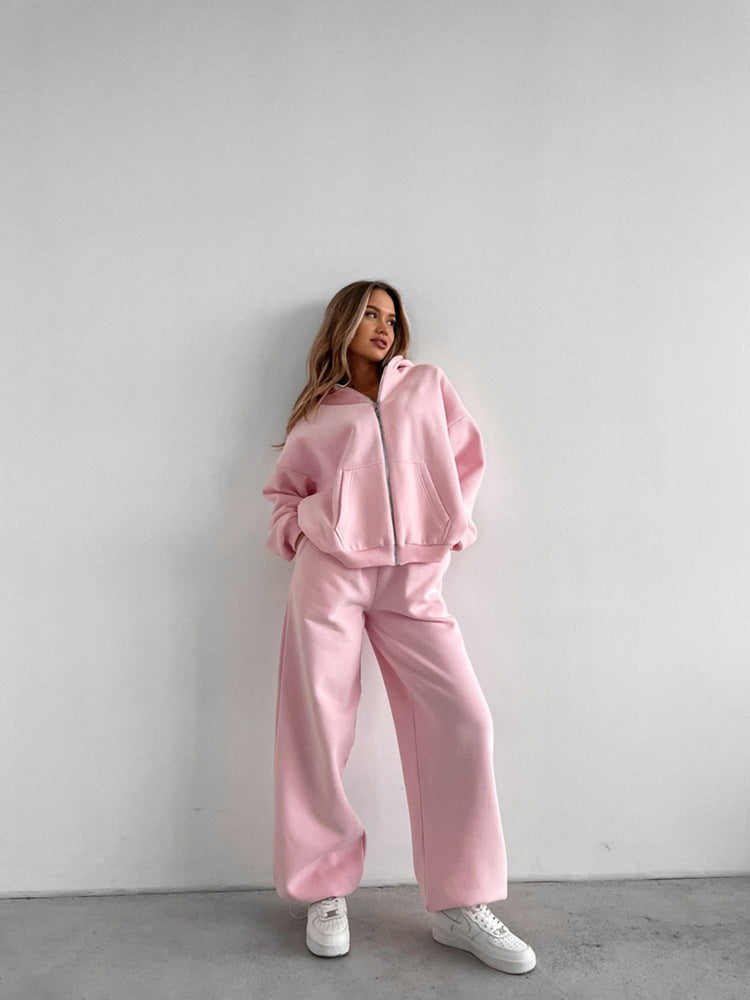 Damen lässiges Hoodie- und Jogginghose-Set Krohn-e