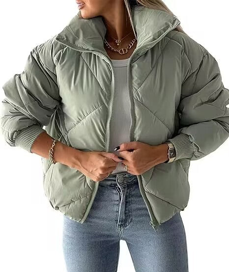 Damen Wärmeisolierte Steppjacke mit hohem Kragen und elastischen Bündchen Krohn-e