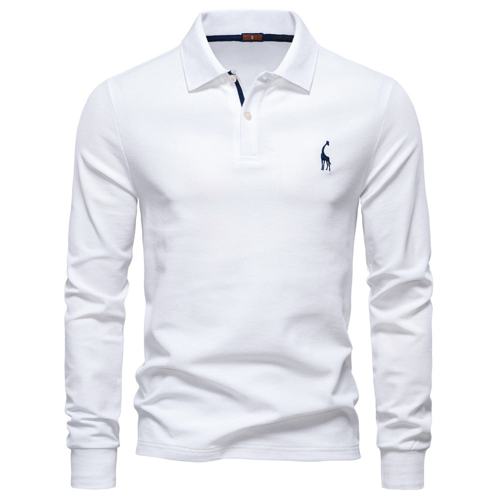 Herren Poloshirt mit klassischer Passform und kontrastierendem Kragen Krohn-e