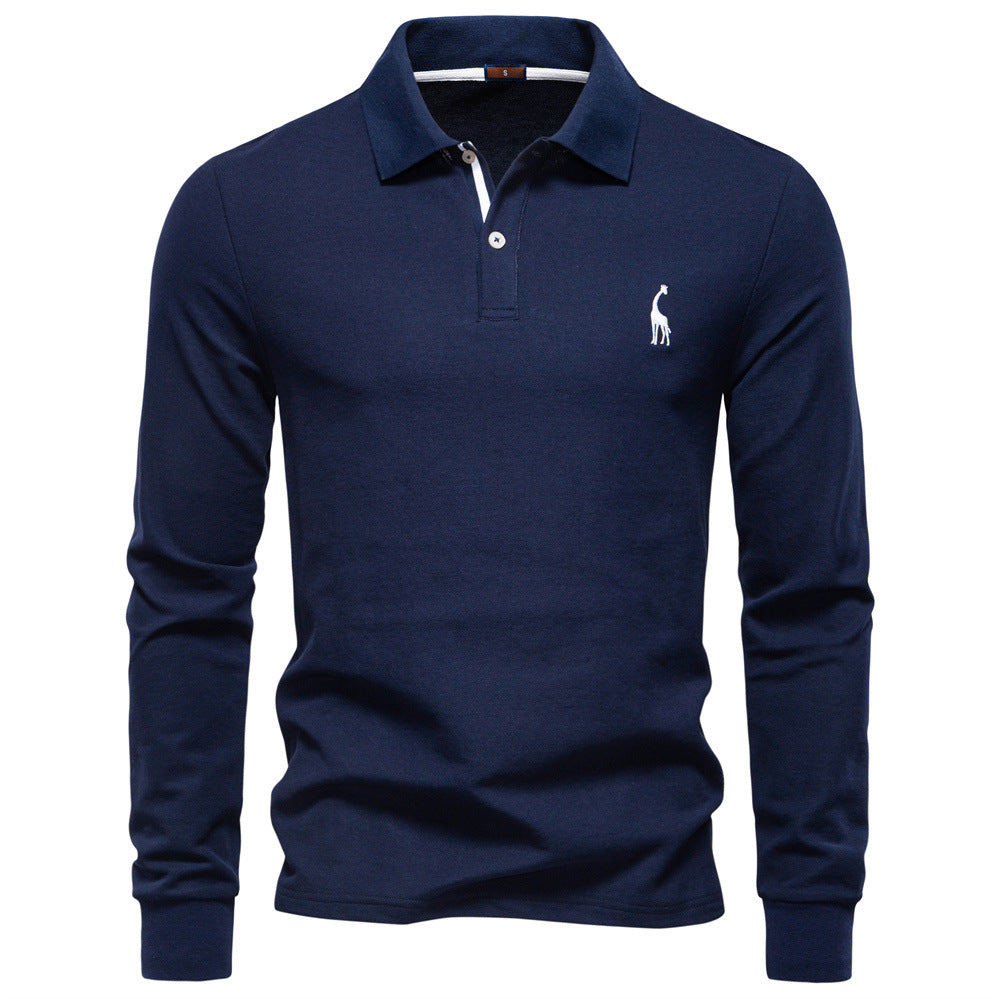 Herren Poloshirt mit klassischer Passform und kontrastierendem Kragen Krohn-e