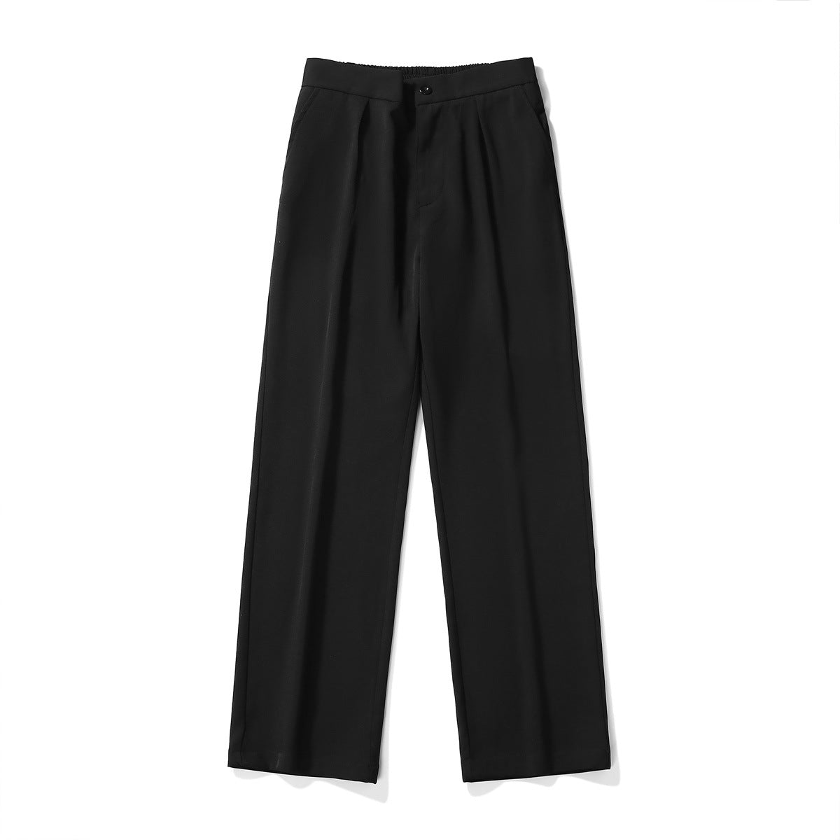 Herren Elegante weite Hose mit elastischem Bund und seitlichen Eingrifftaschen Krohn-e