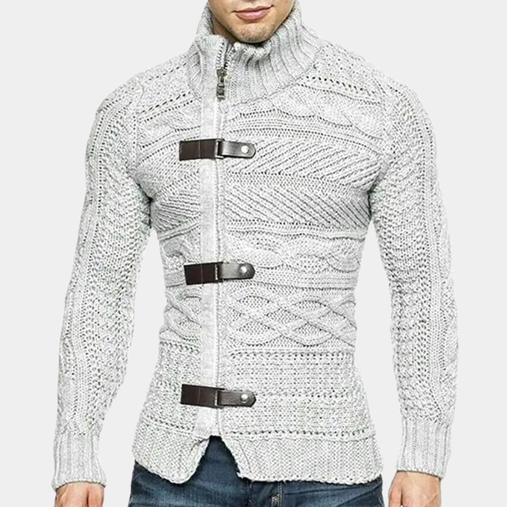 Herren-Rollkragenpullover aus klassischer Merinowolle