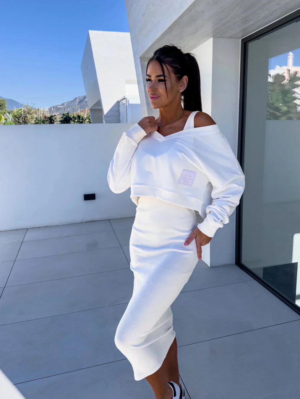 Fudus Sweatshirt und bequemes Kleid