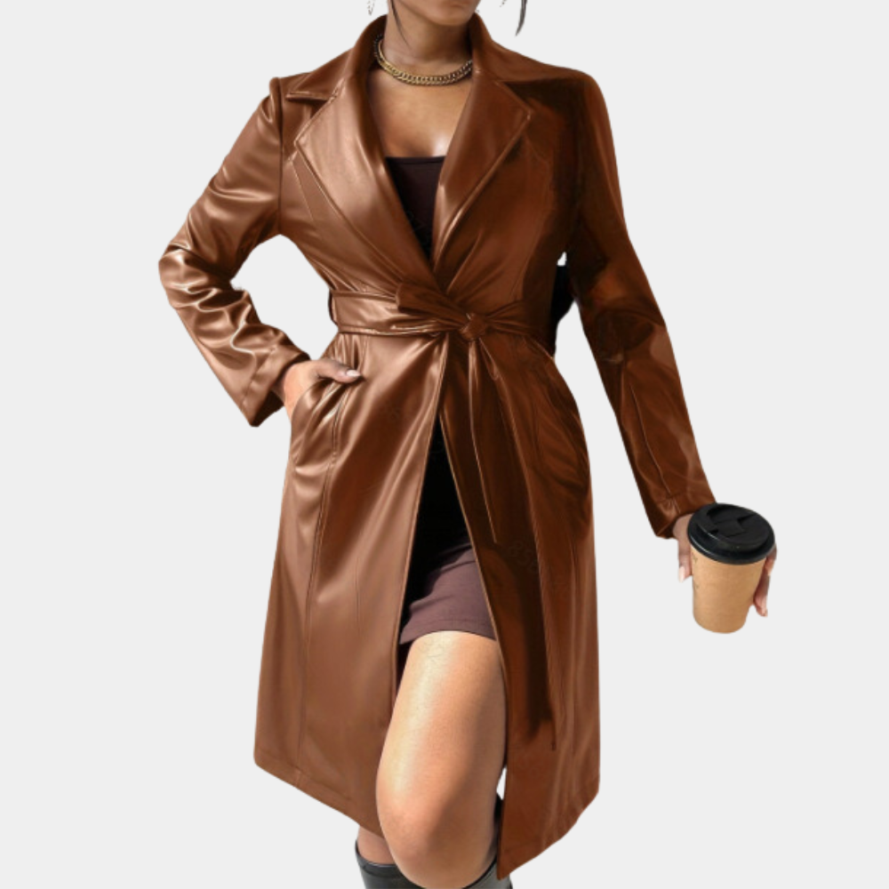 Krohn-e | Stylische Lange Herbstjacke für Damen