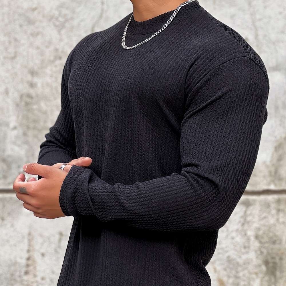 Sportlicher Herrenpullover zum Fitness
