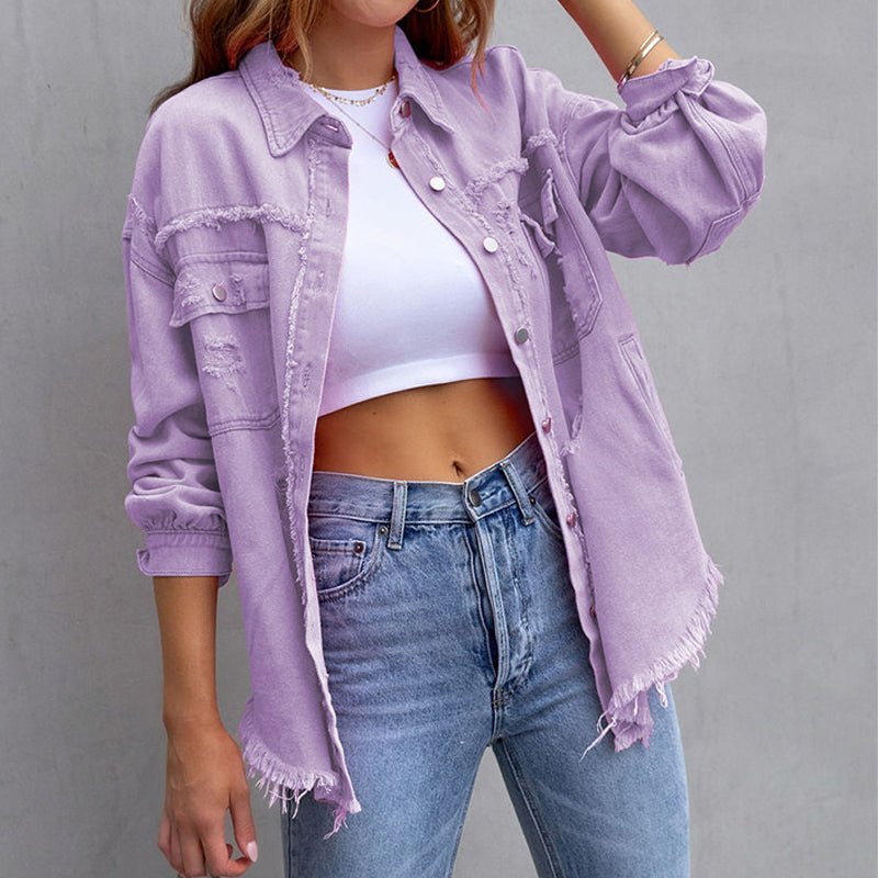 Zerrissene Jeansjacke von Rainer