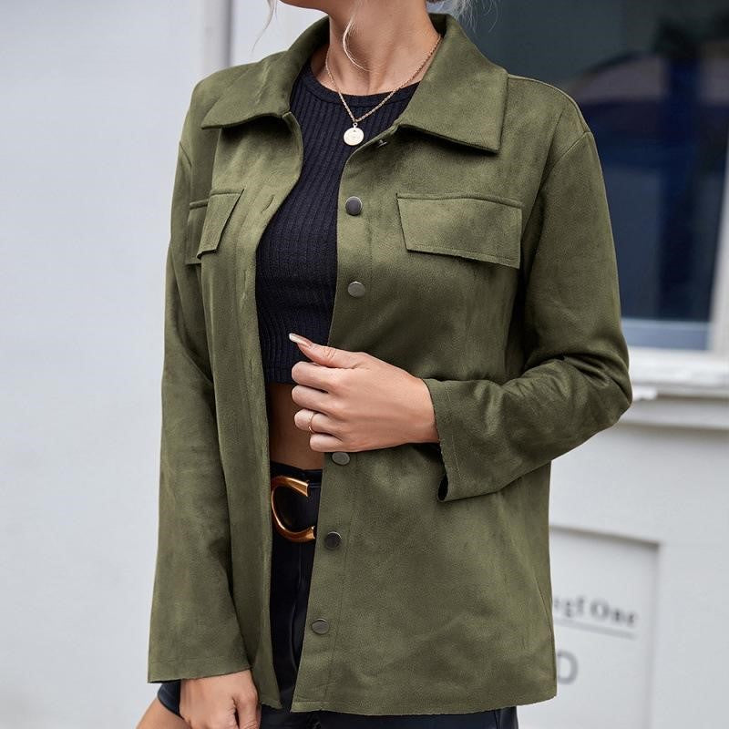 Krohn-e | Übergangsjacke mit Druckknöpfen und Brusttaschen