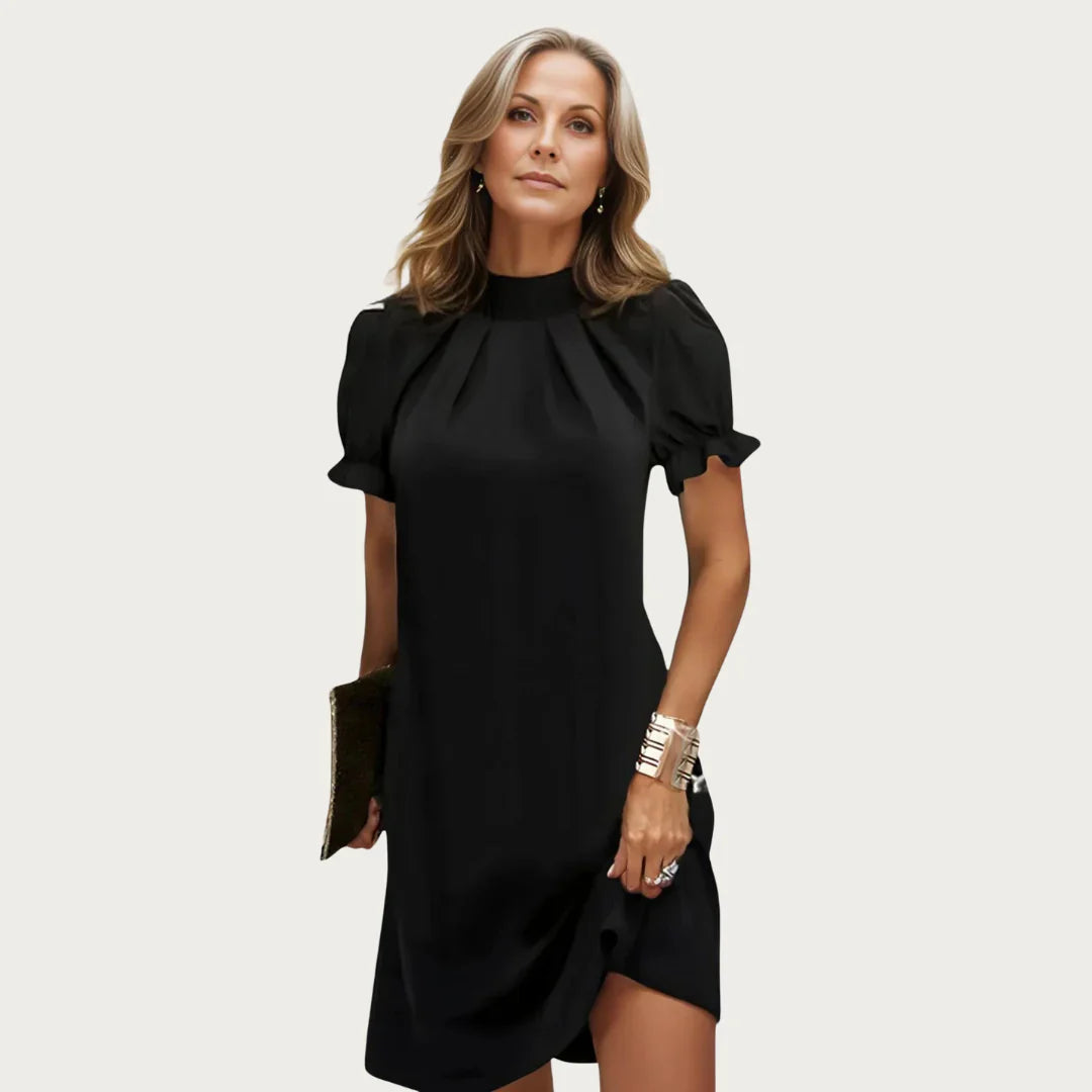 Schickes schwarzes Minikleid Ciana