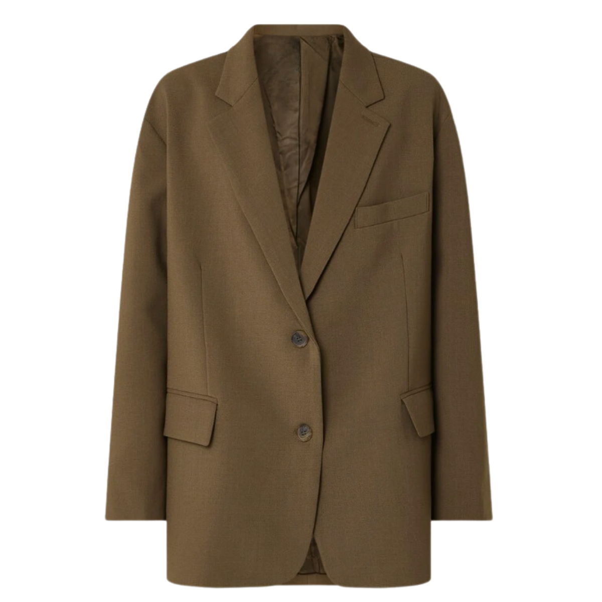 Krohn-e | Klassischer Blazer Wollmischung Stilvoll, Zeitlos