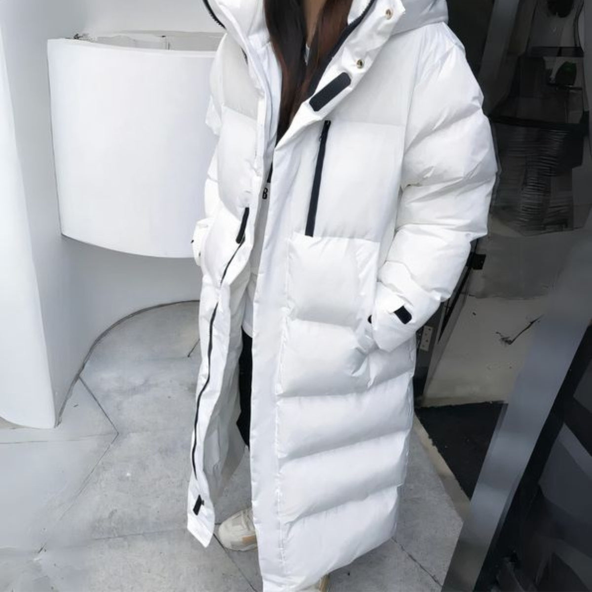 Krohn-e | Wasserdichte Lange Pufferjacke