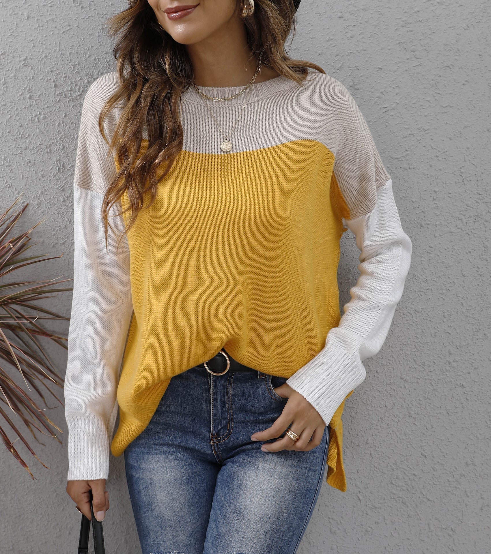 Krohn-e | Strickpullover Rundhalsausschnitt