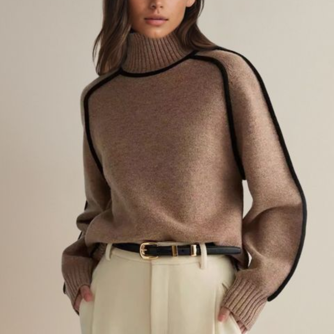 Krohn-e | Eleganter Rollkragenpullover für Stilvolle Outfits