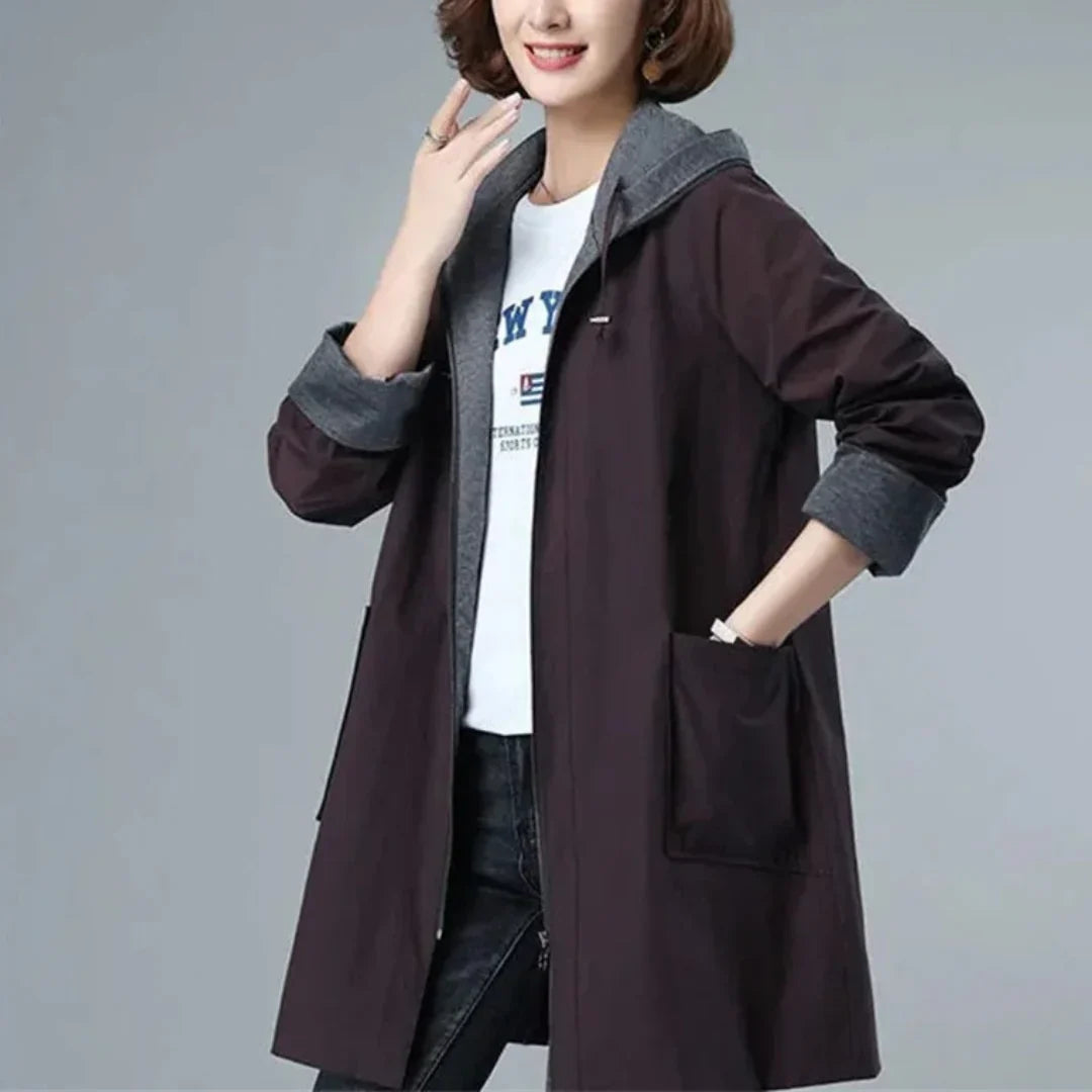 Damen Winterjacke Paula - Langer, lässiger Schnitt