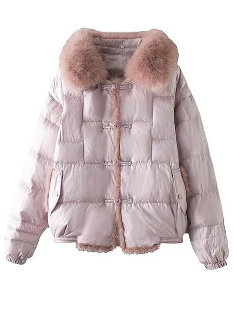 Krohn-e | Lockere Pufferjacke - Warm & Vintage