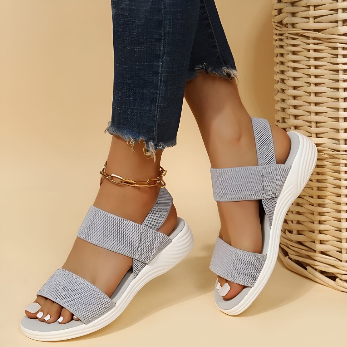 Bequeme Damen-Sandalen mit orthopädischer Unterstützung für den Alltag